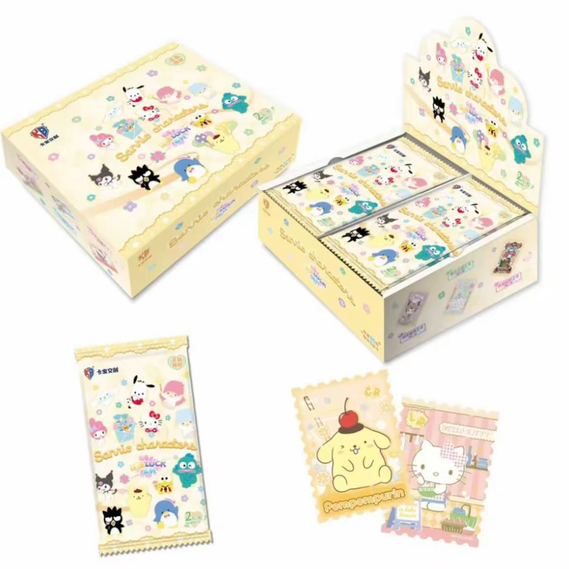 【玩法合集】【六弹二】】卡宝文创三丽鸥第六弹二元包卡牌盲盒