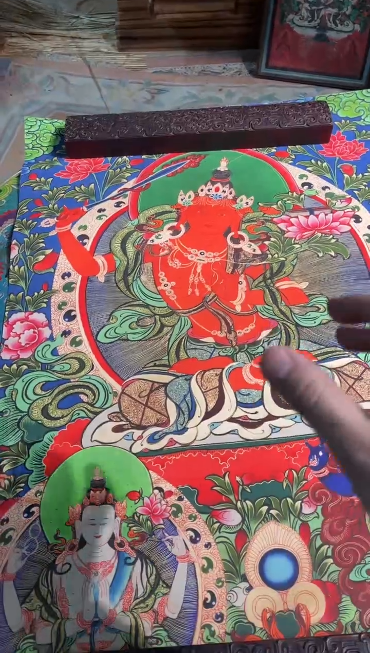 卷轴画曦曦的唐卡tk160