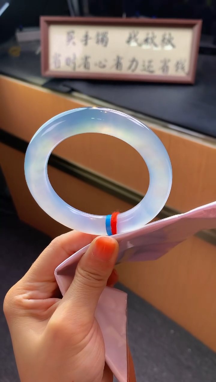 未镶嵌手镯翡翠-Q32 圈口54.1 全款42万 定金2万