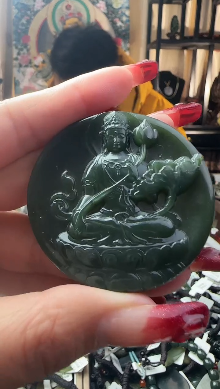 颈饰未镶嵌和田玉和田玉吊坠16