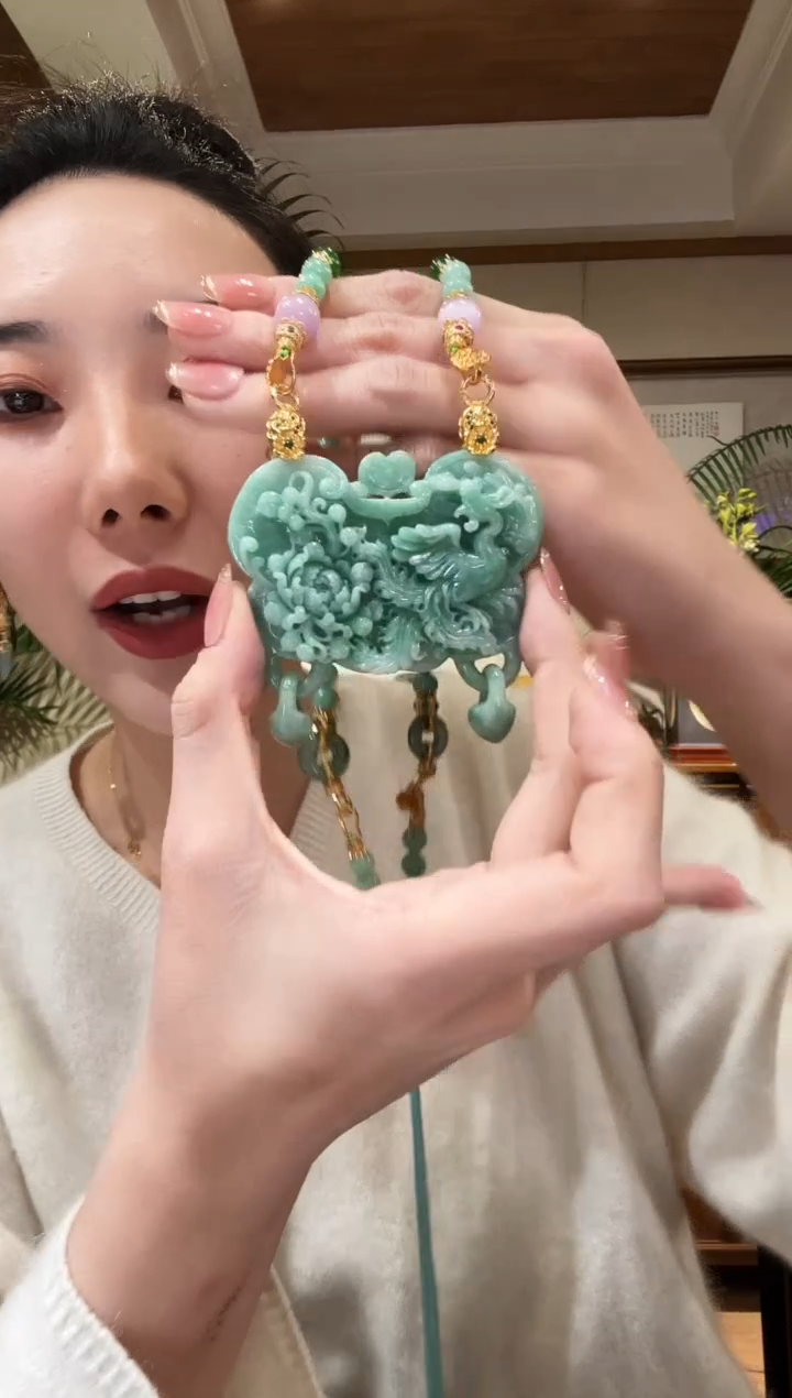 【闪购商品】翡翠颈饰未镶嵌国风