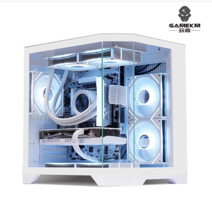 7800X3D+5070白色海景房吃鸡英雄联盟永劫三角洲