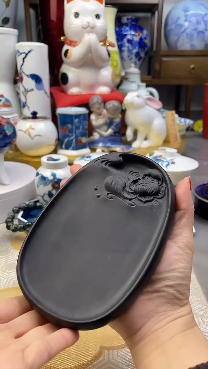 【闪购商品】盘日产砚台一一一