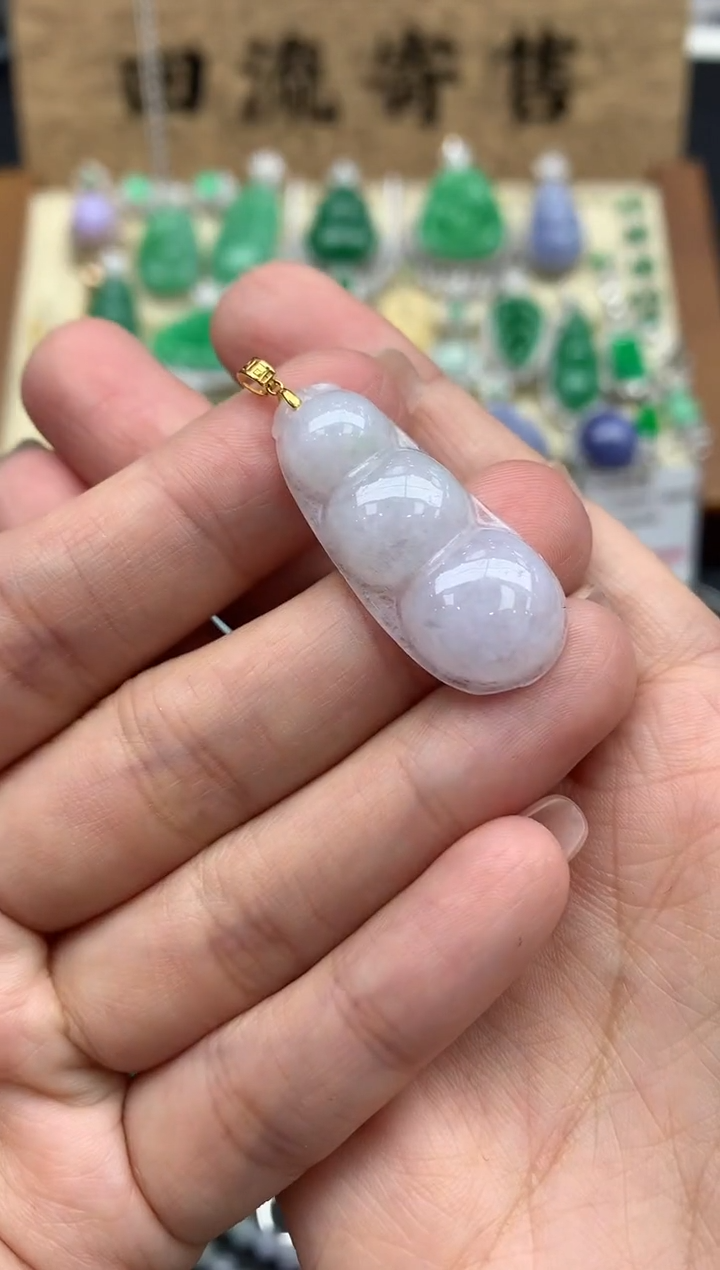 【闪购商品】翡翠颈饰18K金镶嵌144-中国好珍宝