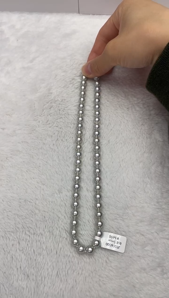【闪购商品】海水珍珠颈饰未镶嵌AK真多麻8-8.5mm（多样性发一）