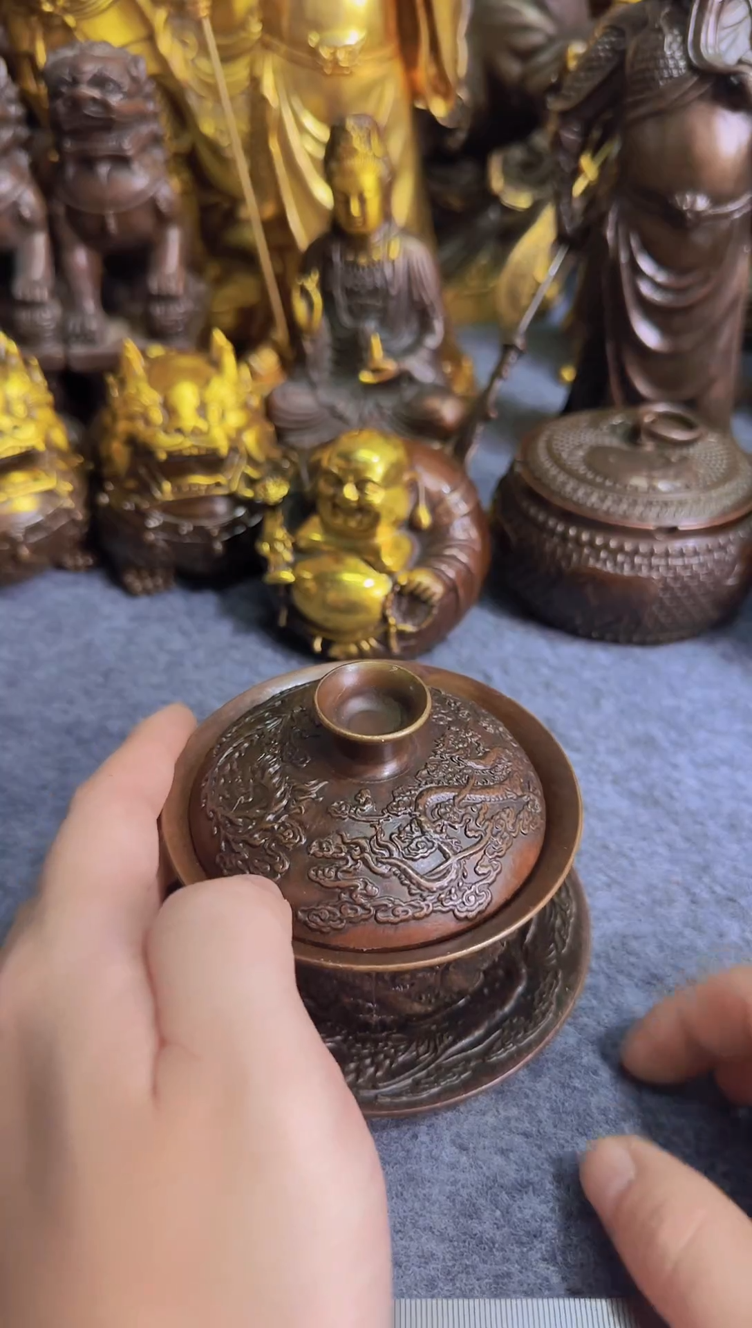 老黄黄铜摆件装饰品