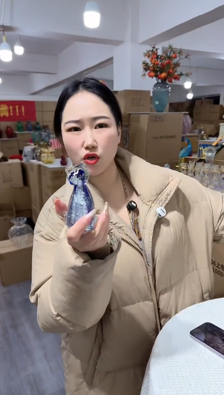 【闪购商品】琉璃昕洋花器S-品11