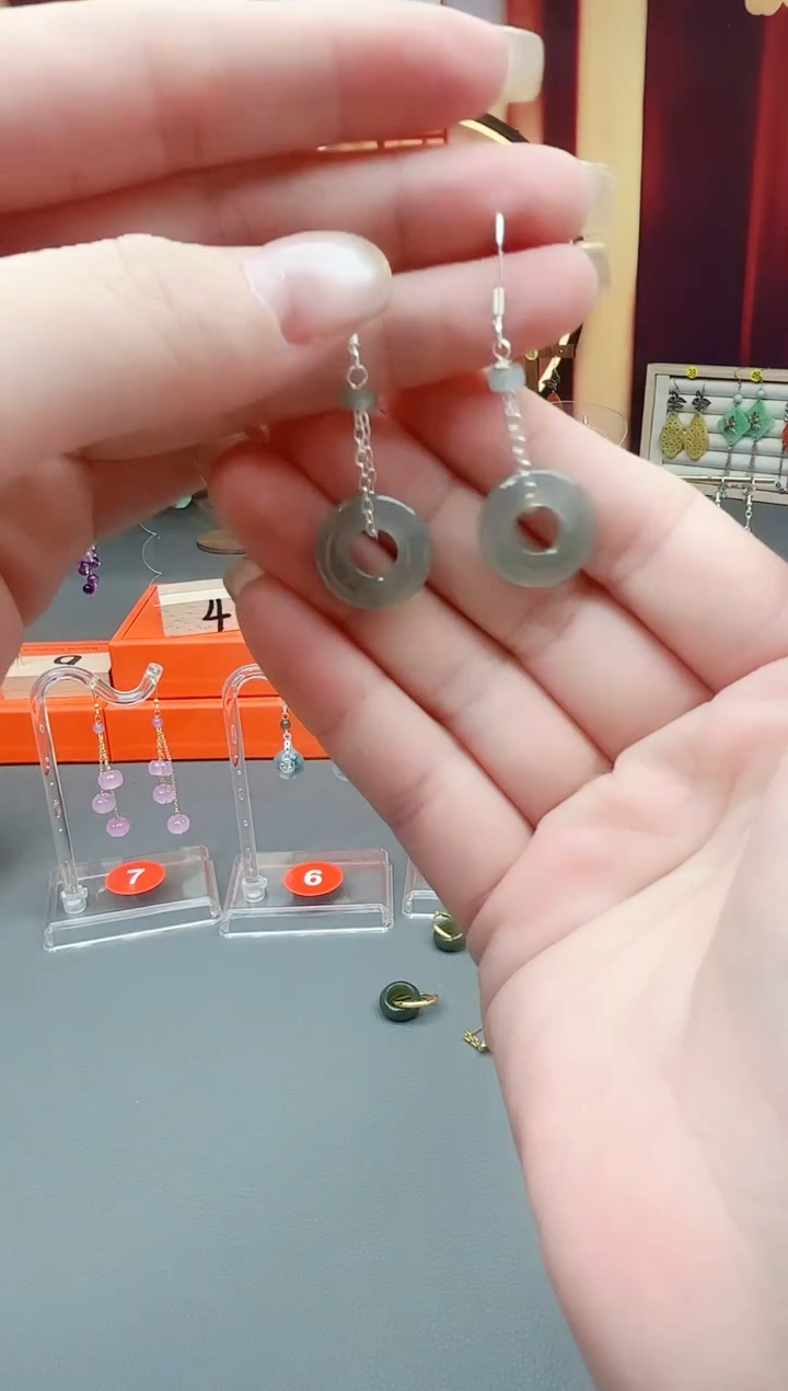 未镶嵌翡翠耳饰811