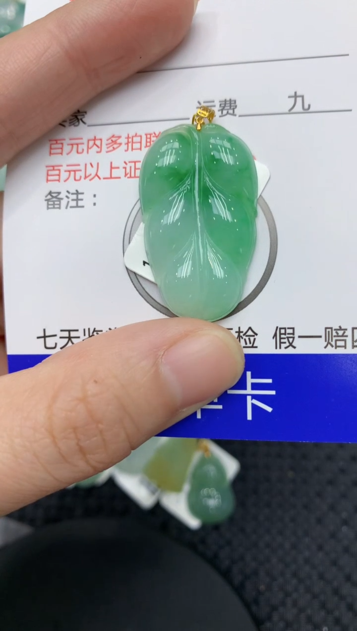 【闪购商品】翡翠颈饰18K金镶嵌11111111