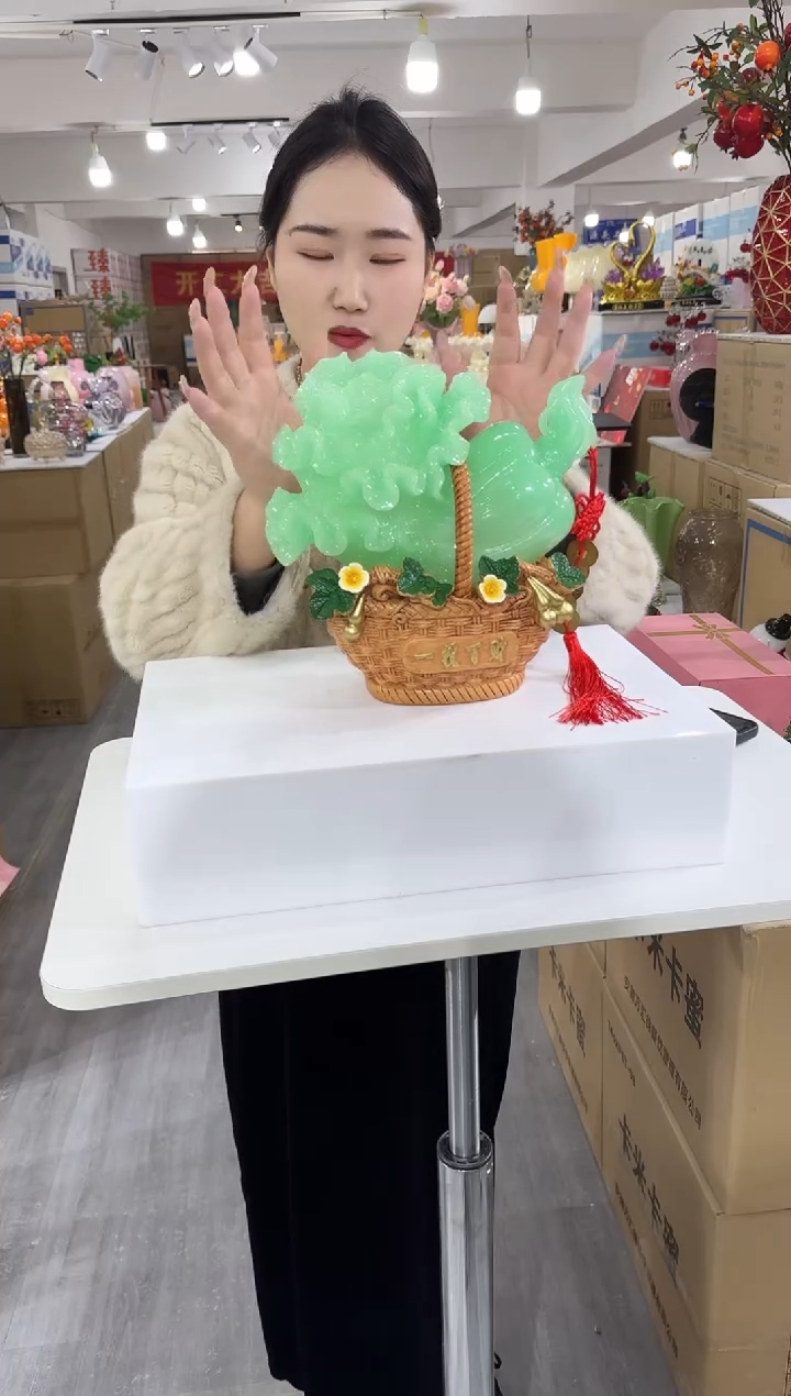 【闪购商品】琉璃静姐花器L-花瓶品35