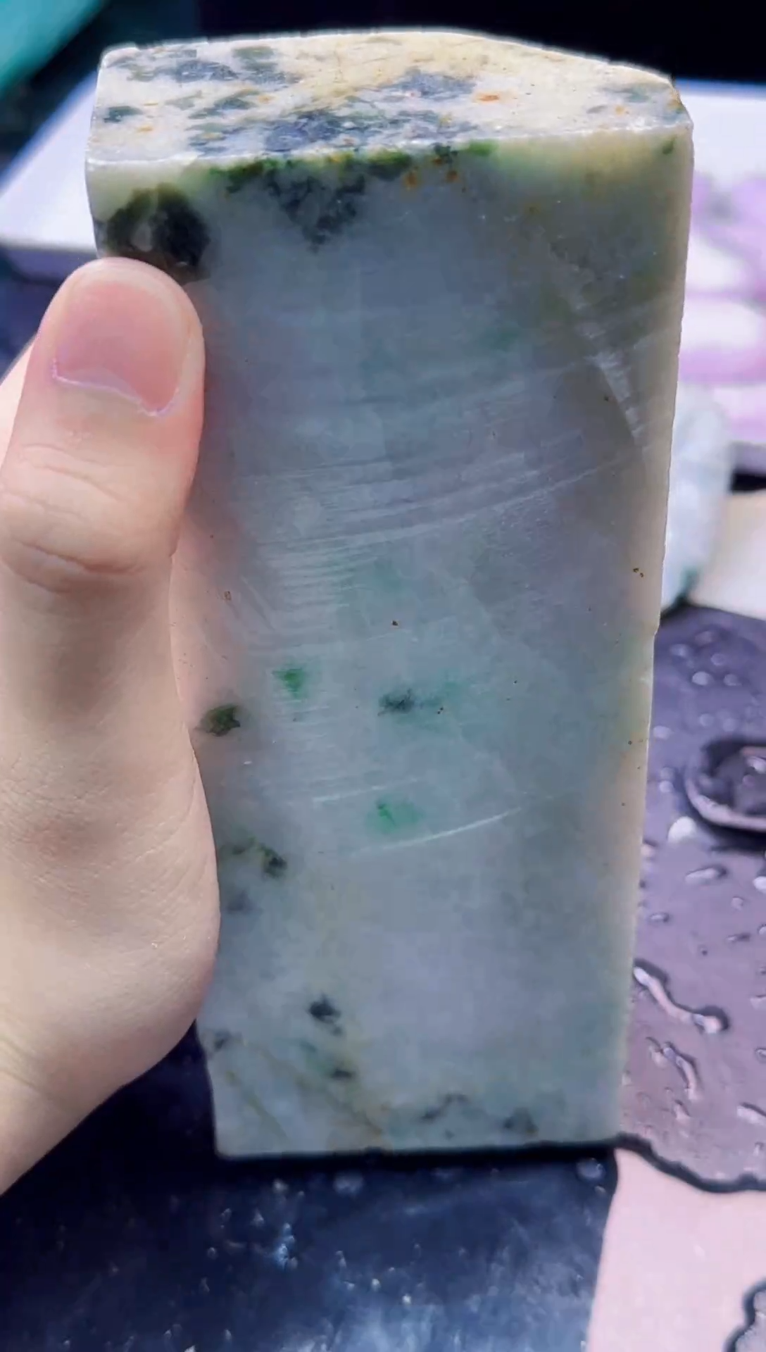 配石翡翠用****0079天然A货翡翠