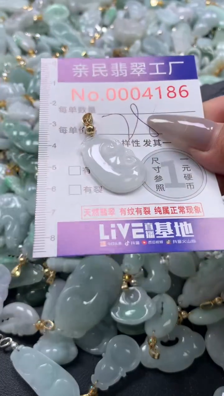 颈饰未镶嵌翡翠4186