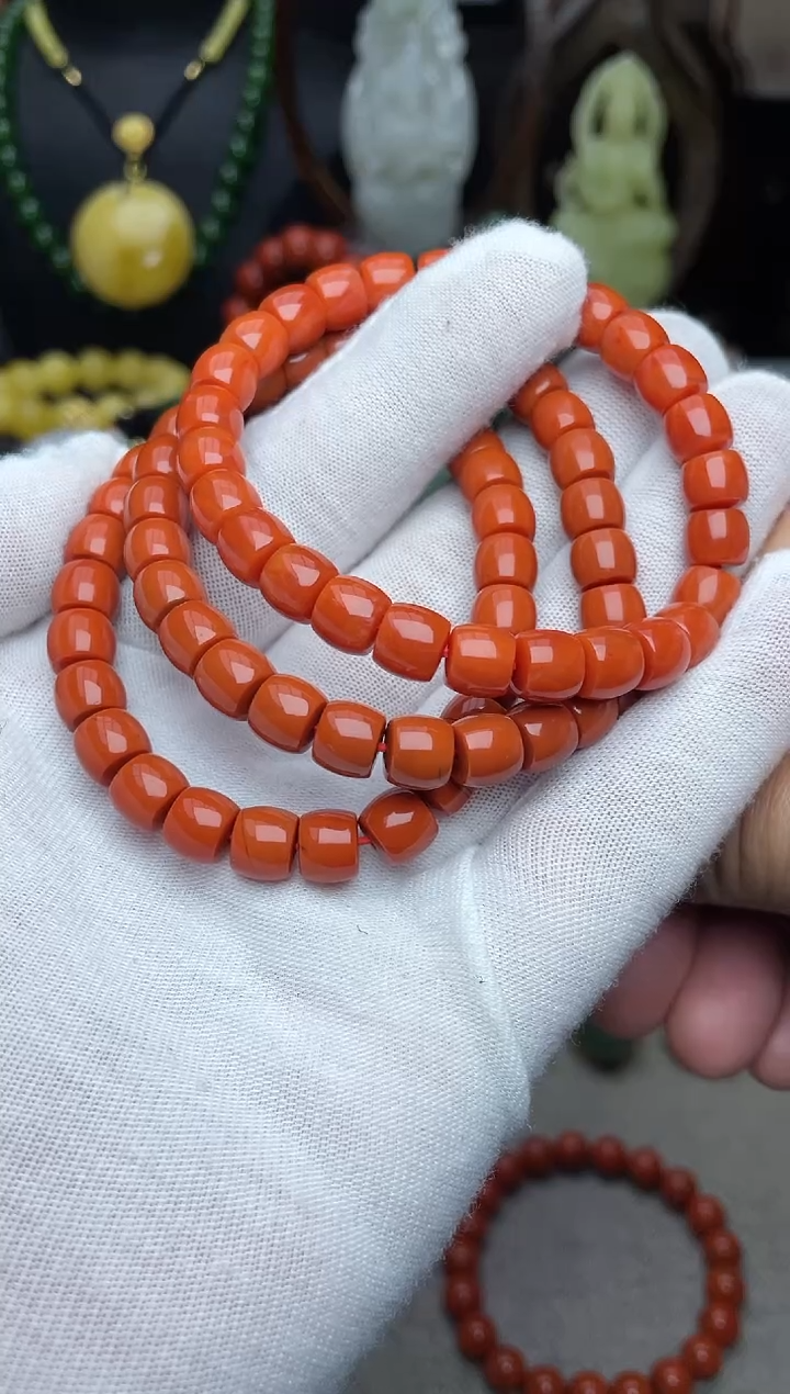 【闪购商品】南红玛瑙手链未镶嵌手串多样性发其一n069