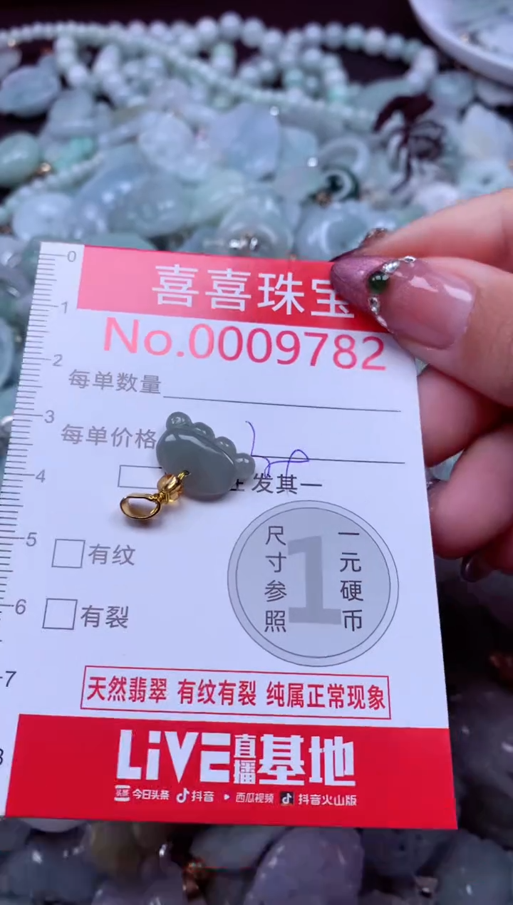 颈饰未镶嵌翡翠9782