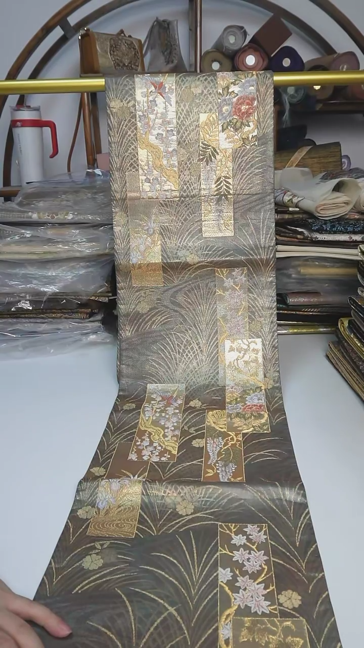 【闪购商品】织绣18西阵织六通短测纹