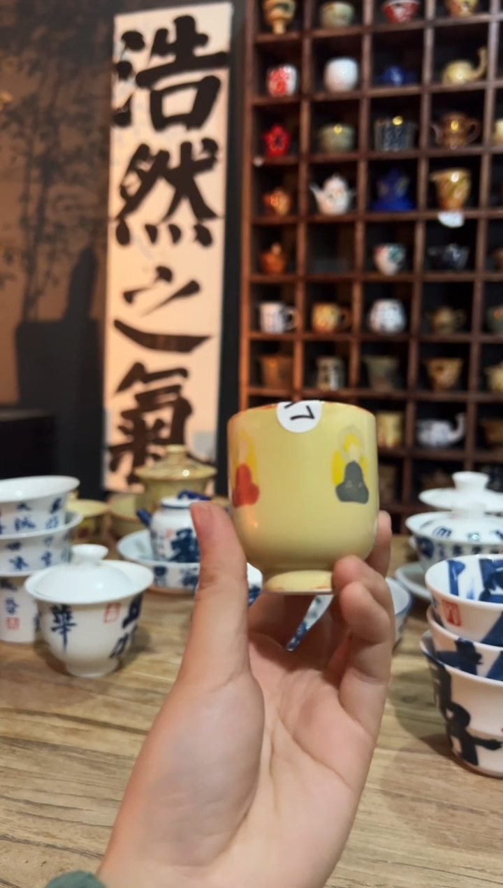 【闪购商品】观云听雨原创手绘茶具