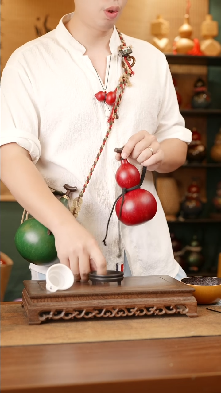 5号精品天然大漆酒葫芦一物一拍~