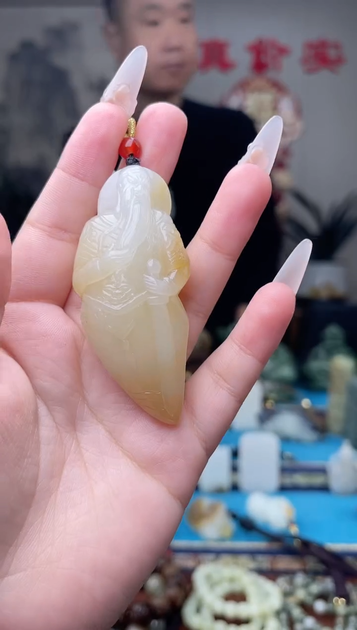 【闪购商品】和田玉未镶嵌挂件1