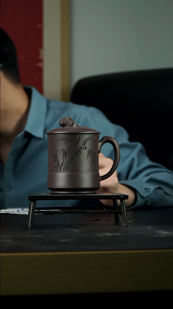 茶壶紫砂【小四紫砂】盖杯