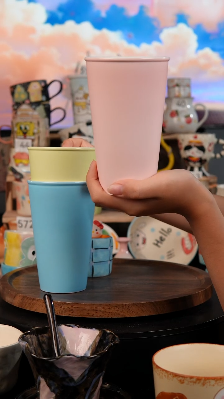 陶瓷双饮款景德镇手工陶瓷