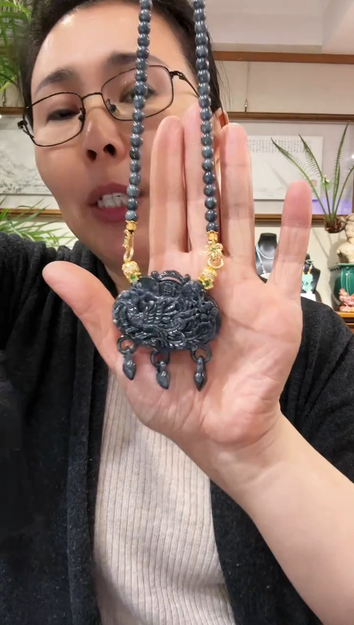 【闪购商品】翡翠颈饰未镶嵌国风