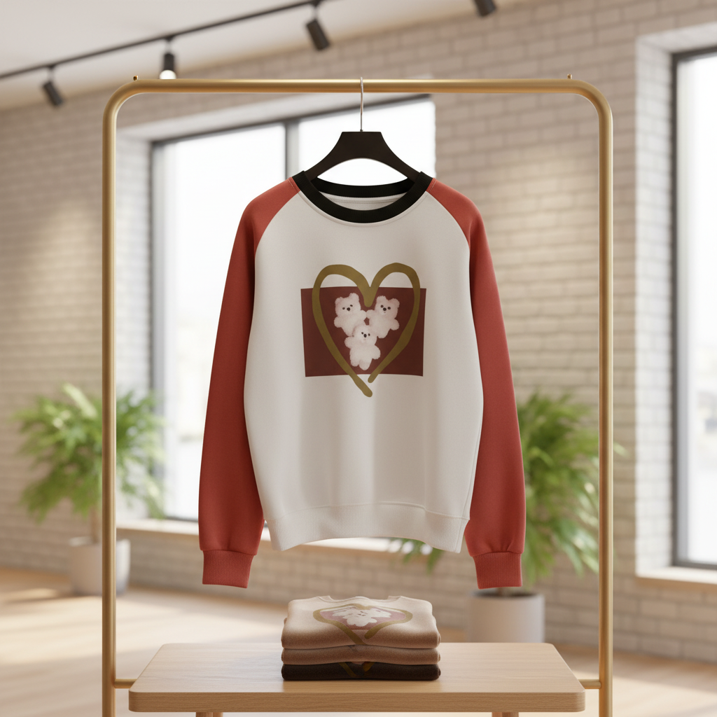 大庆仓 童圆领卫衣QF-22723 库位V371