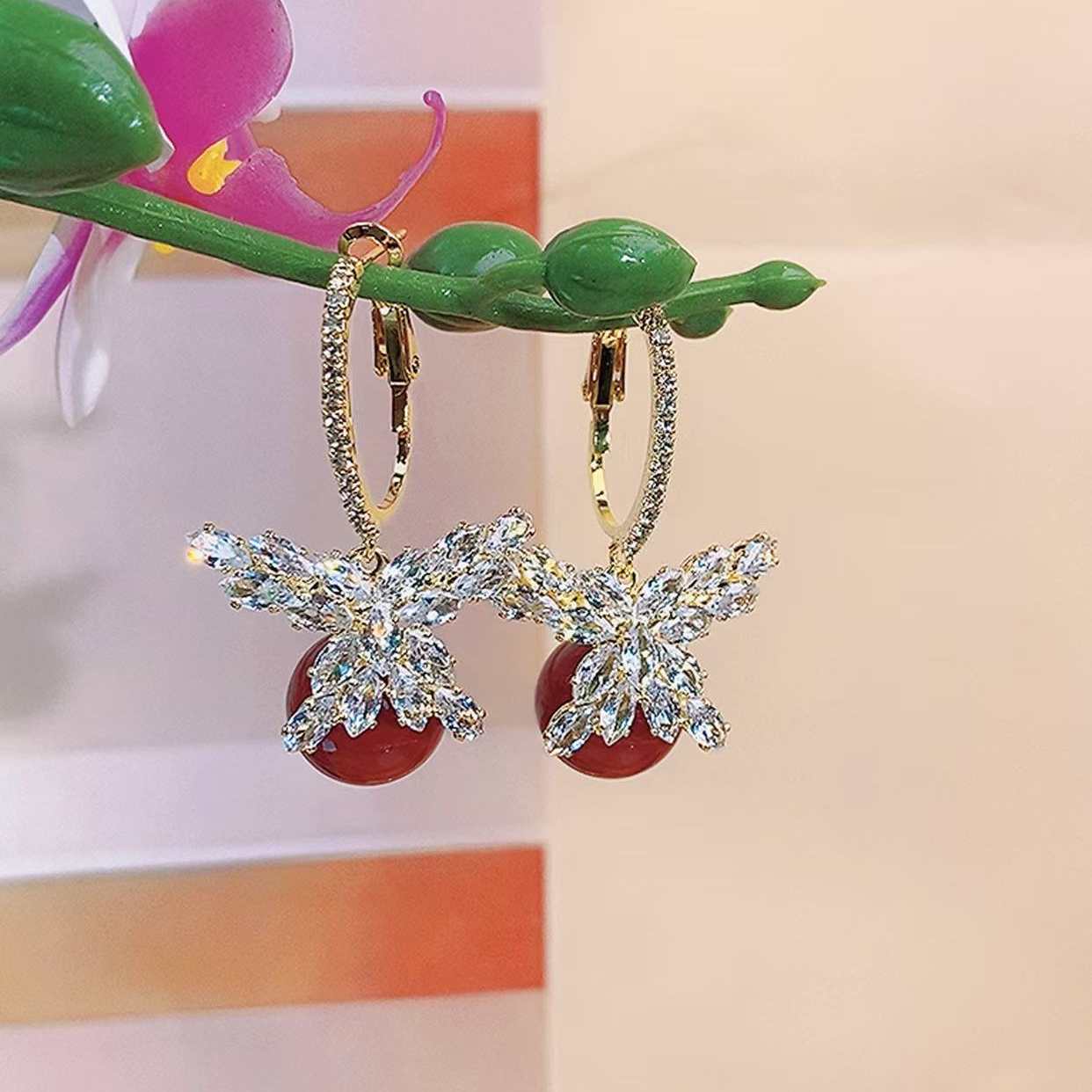 铜合金耳饰 （74号）洋气复古精致高级感耳饰