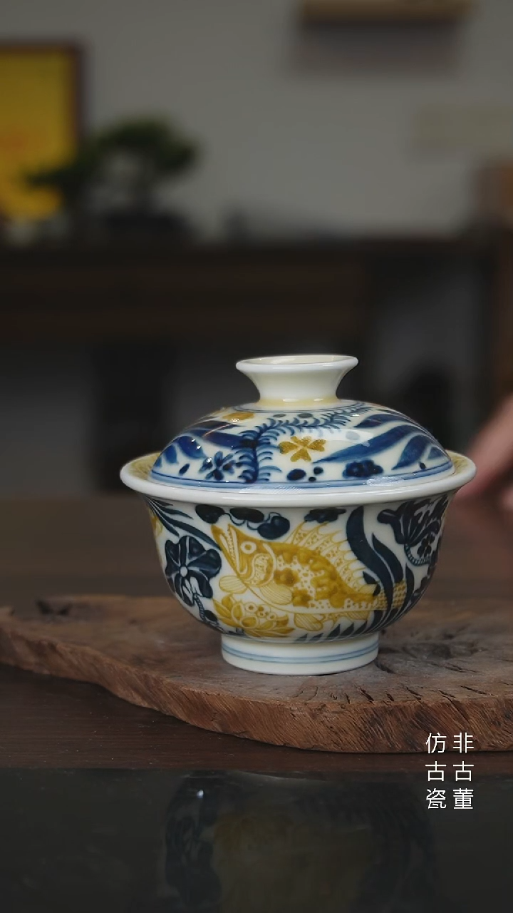 景德镇手工手绘陶瓷微瑕