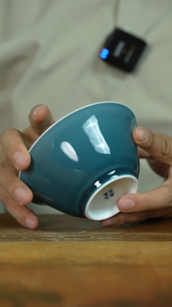 瓷片霁青手工柴窑餐具景德镇上庄陶瓷景德镇