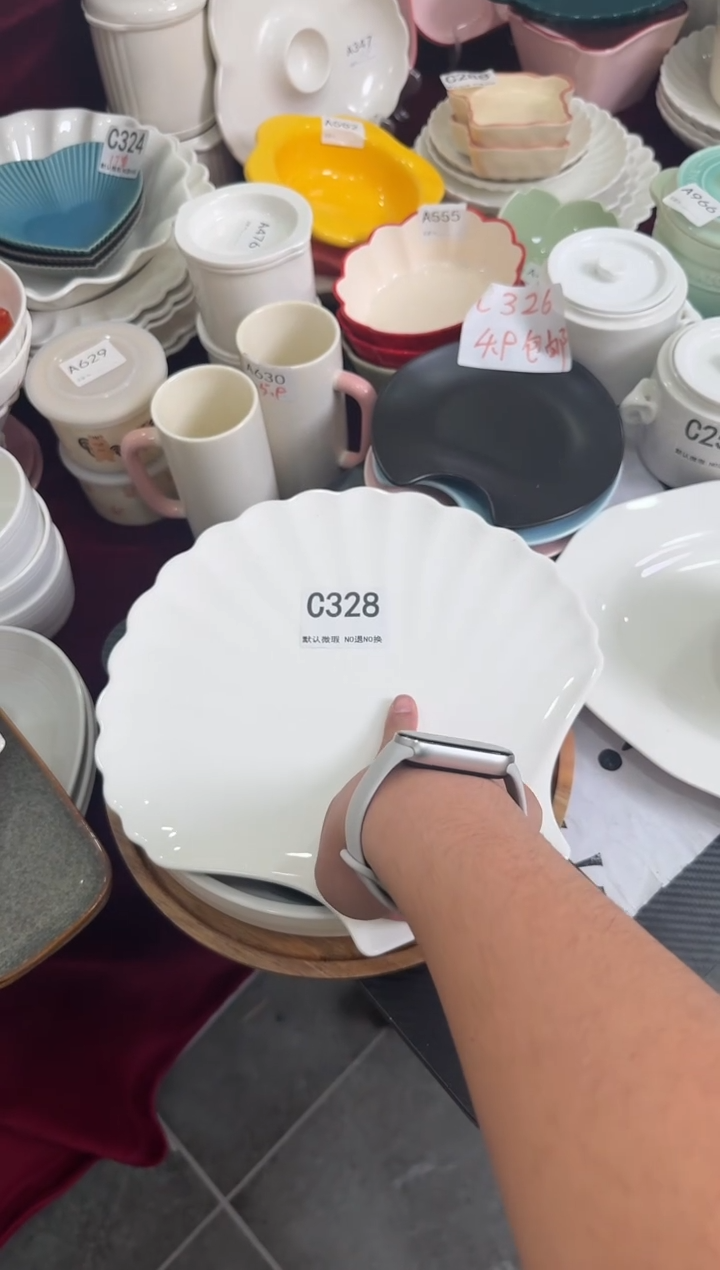 摆件陶C328 陶瓷餐具库存微瑕介意勿拍
