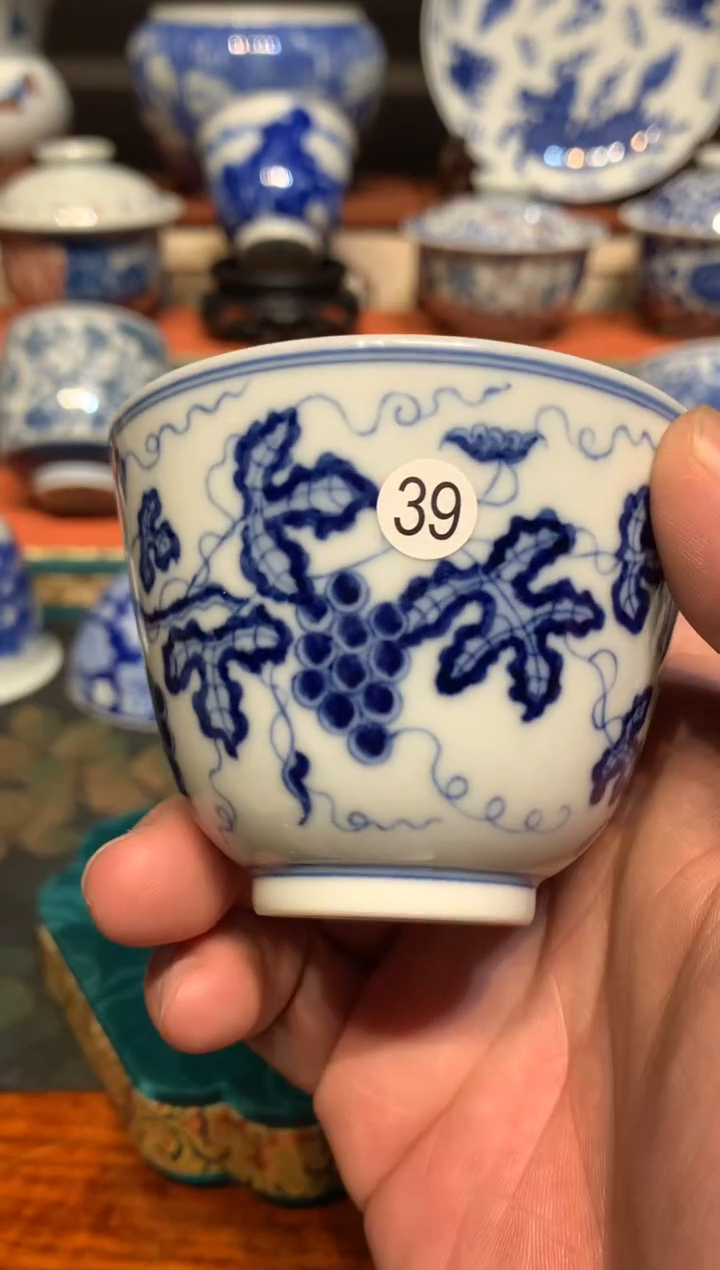 涤*39青花杯子wls102