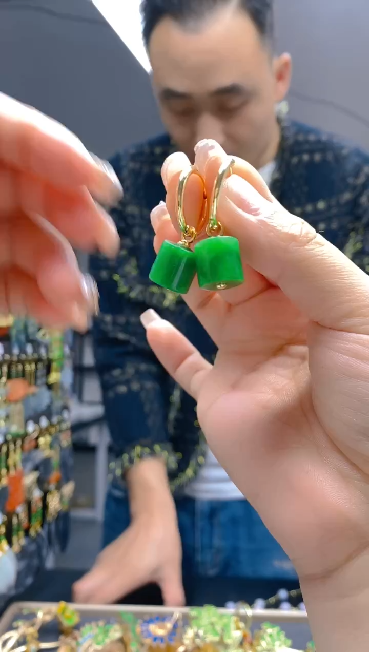 【闪购商品】玛瑙/玉髓耳饰合金36玛瑙耳饰