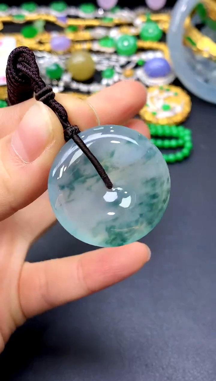 颈饰未镶嵌翡翠349-中国好珍宝