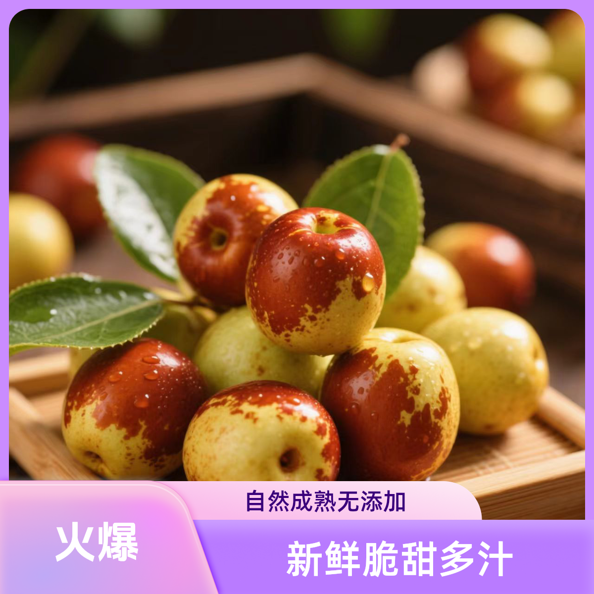【六斤囤货】陕西大荔冬枣皮薄肉厚家庭装顺丰包邮陕西省