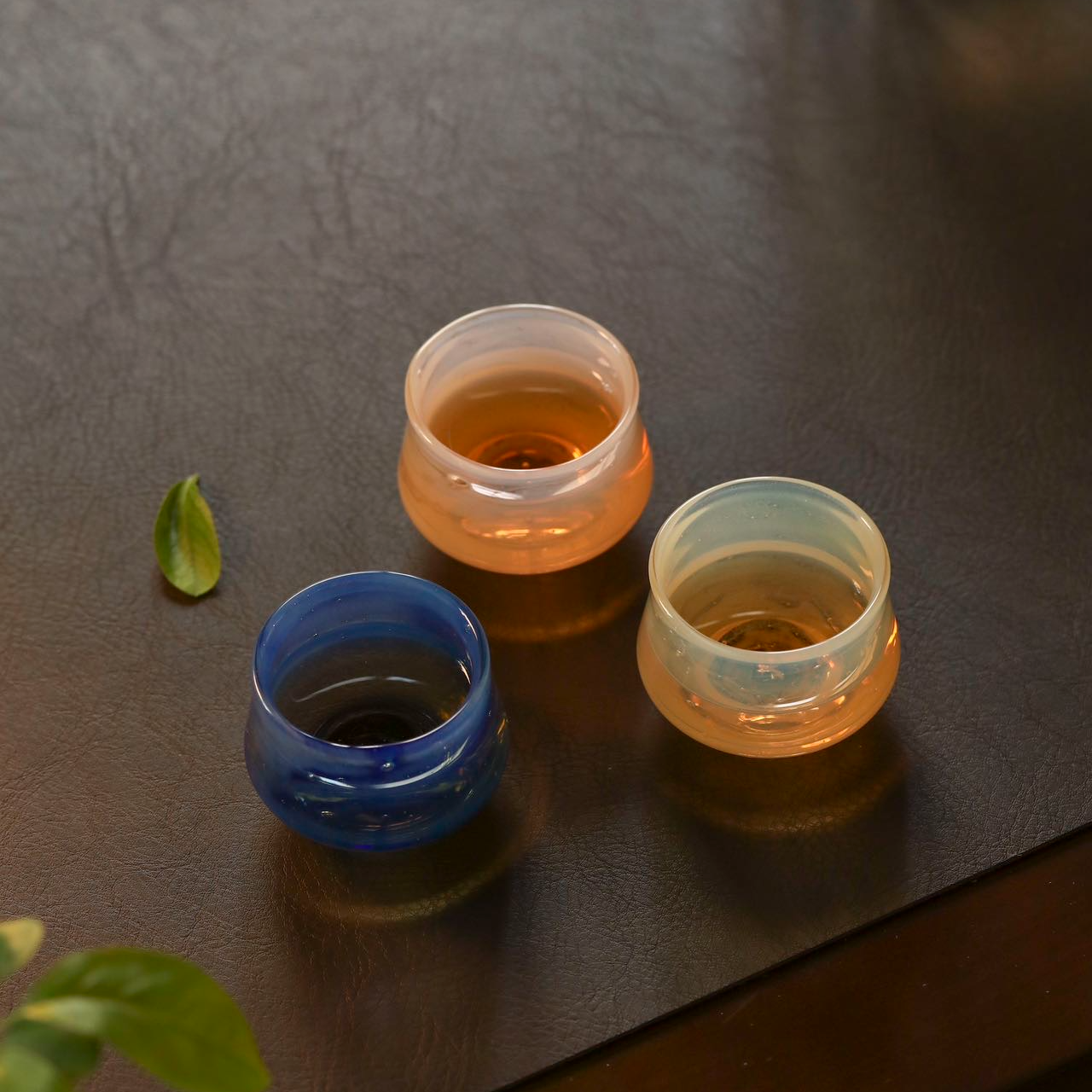 梦幻·气泡杯透明家用创意陶瓷主人杯日式耐热盏茶纯手工