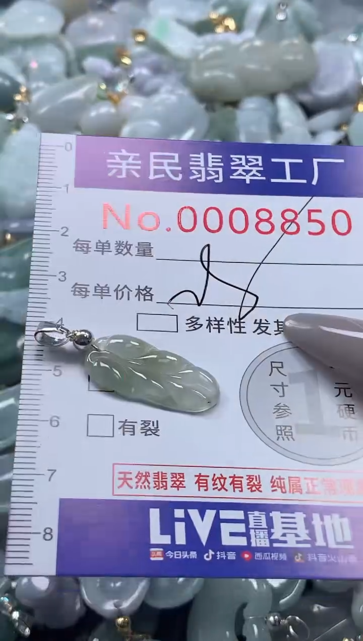 颈饰未镶嵌翡翠8850