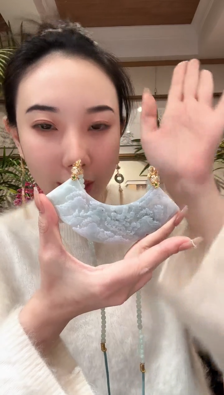 【闪购商品】翡翠颈饰未镶嵌国风