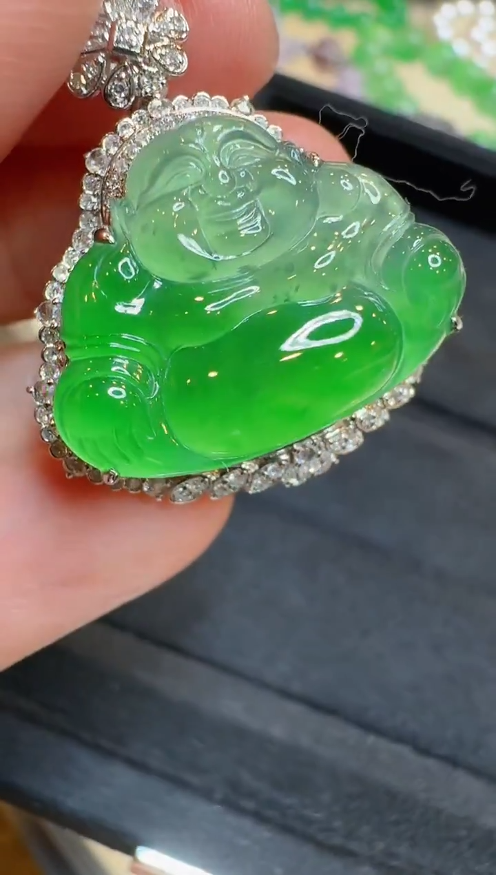 【闪购商品】翡翠吊坠(不含链)18K金镶嵌多样性团购发一件