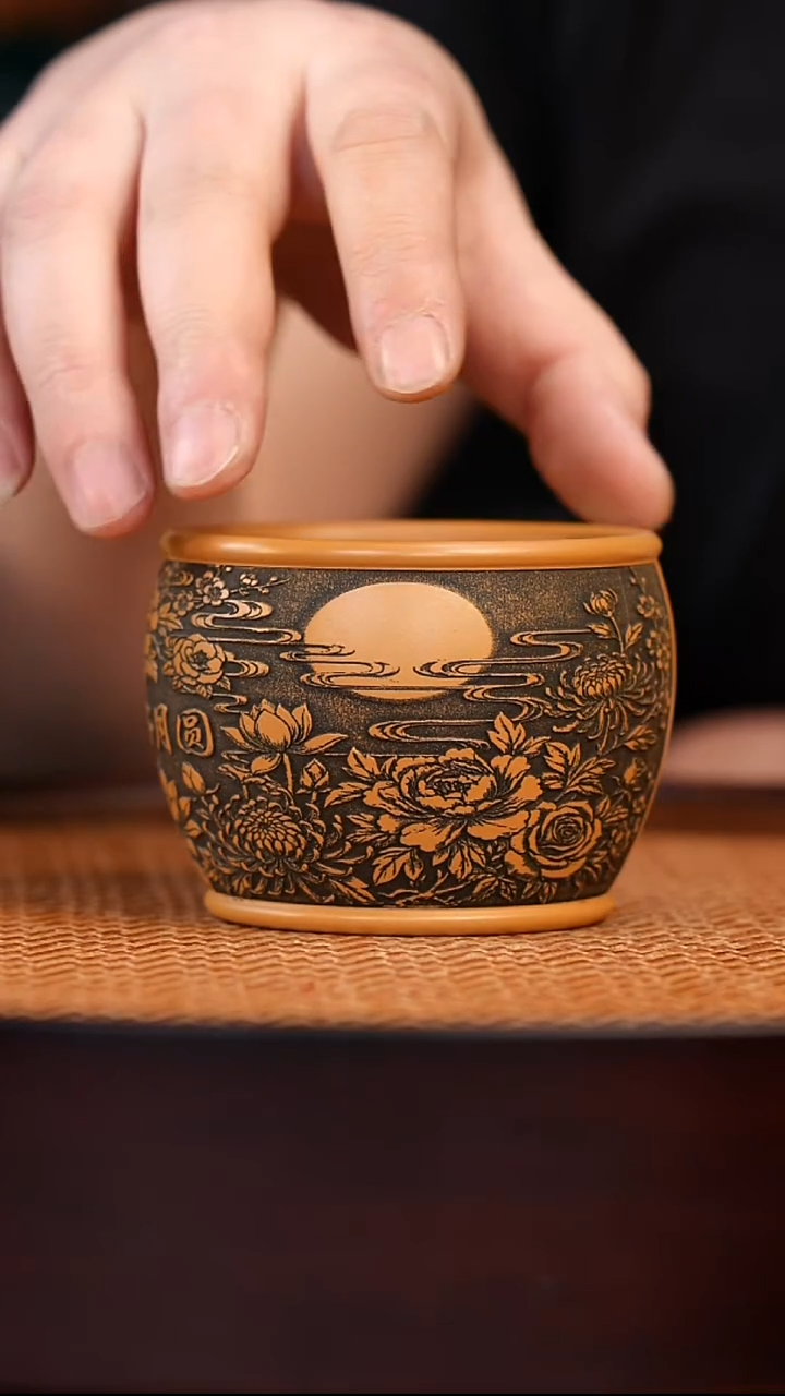 茶杯紫砂宜兴全手工紫砂杯