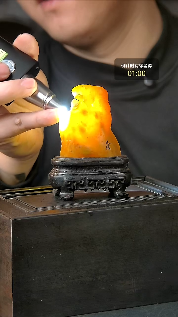 寿山石印石一物一拍