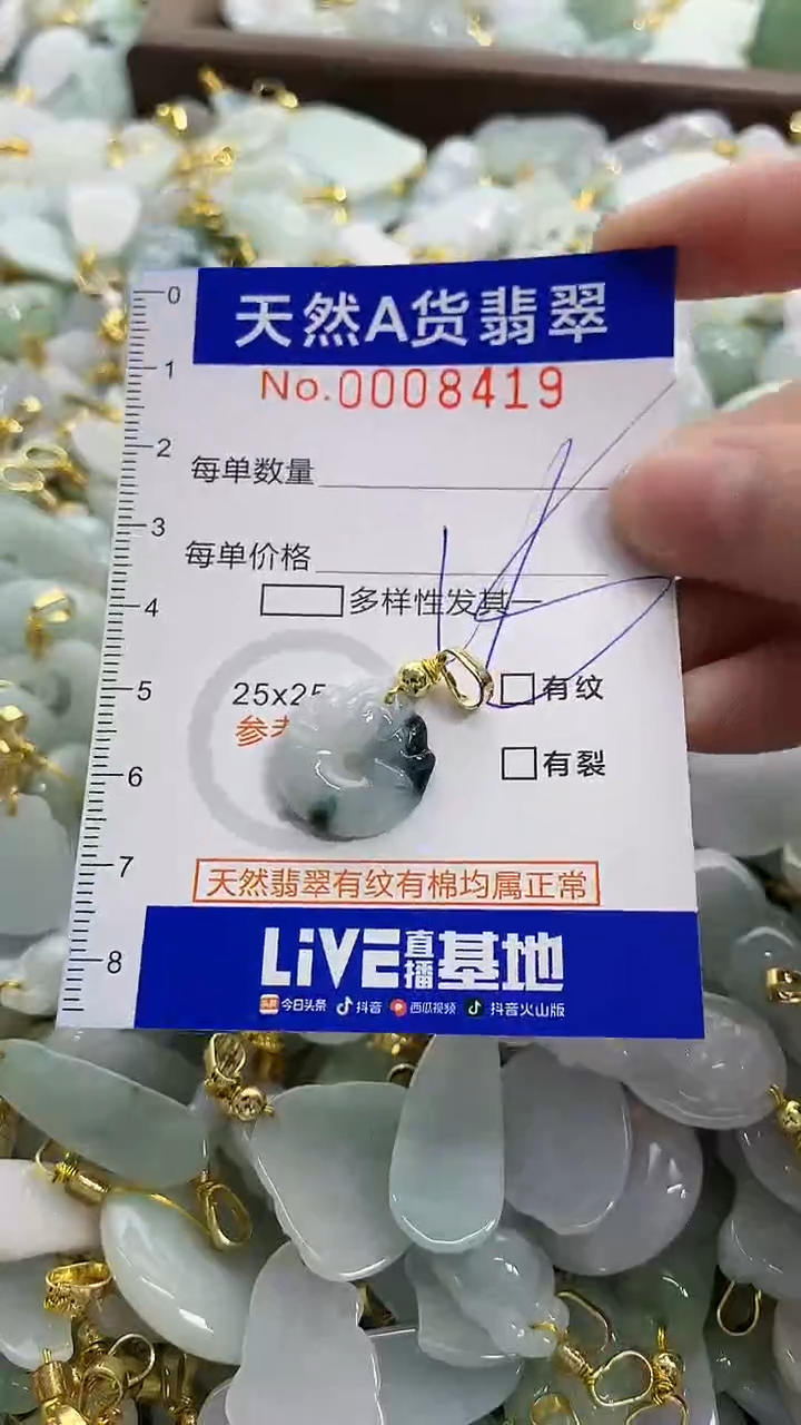 颈饰未镶嵌翡翠天然A货翡翠