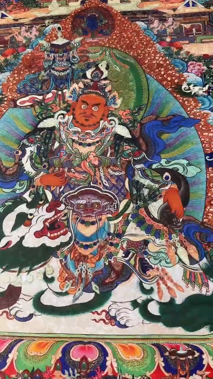 卷轴画藏式珍藏彩绘艺术馆100