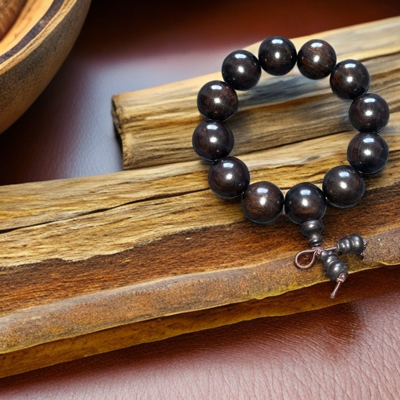 老料高密文玩匠心工艺紫光檀手串2.0高油高密檀木老料