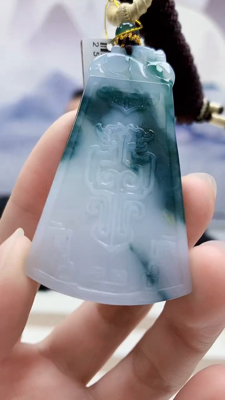 未镶嵌定制翡翠4957ry-毛货挂件216