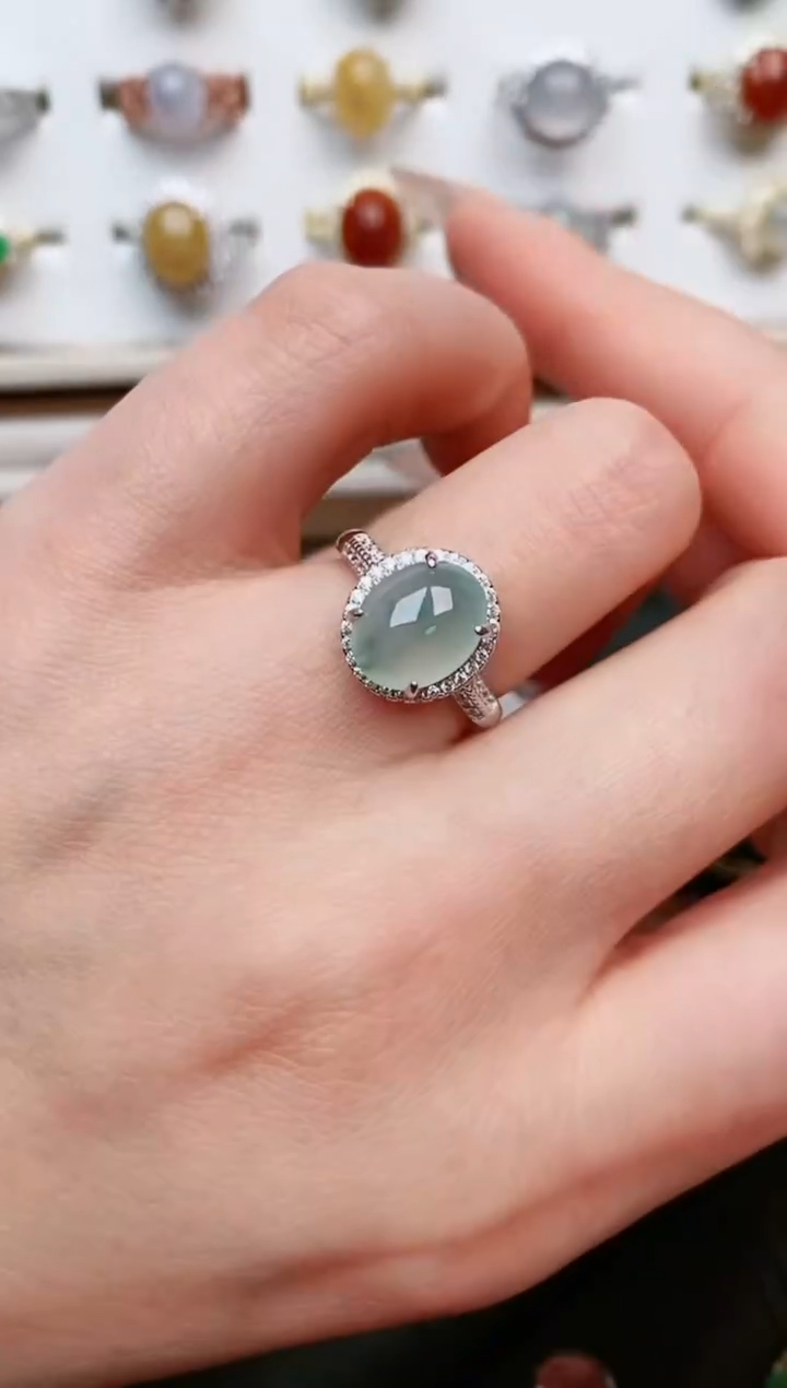 【闪购商品】翡翠戒指银S925镶嵌.....