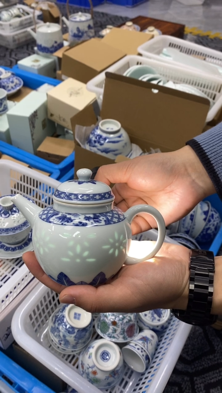 陶瓷景德陶瓷茶具容量约230