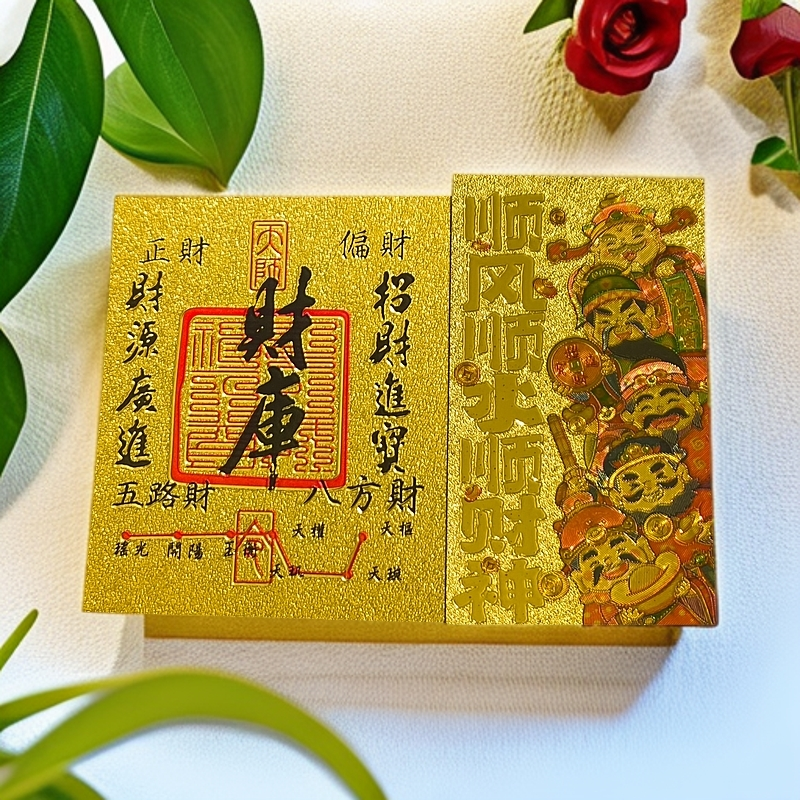 【下单就送赠品】20张/10张/5张/1张/寓意财库卡手机家居贴