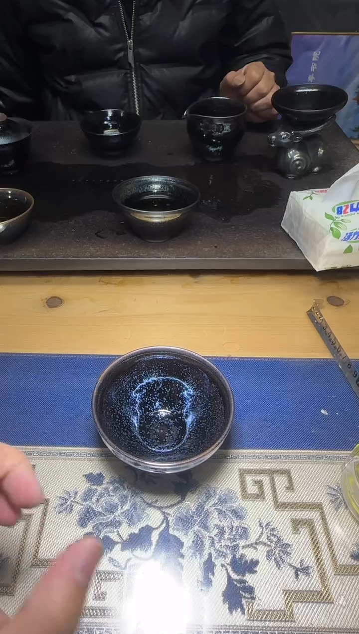 茶盏格**吉92号双和龙窑柴烧作品