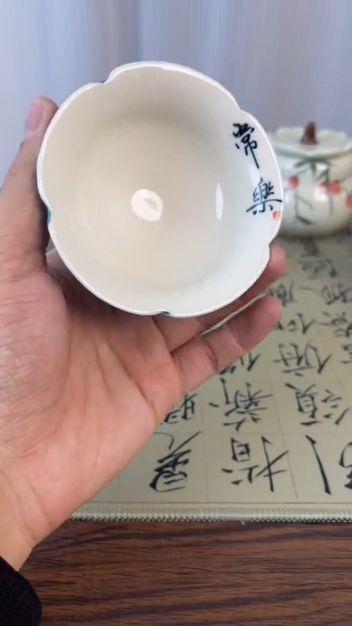 【闪购商品】瓷片大炮*手绘茶杯*超好看呀！！！