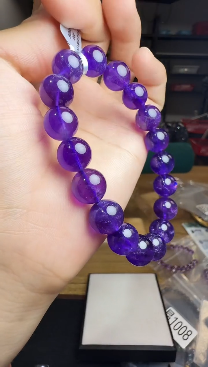 未镶嵌手链水晶晶1495 约12mm